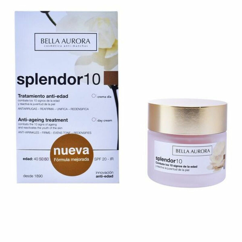 Crème anti-âge Splendor 10 Bella Aurora 2526114 Spf 20 (50 ml) (50 ml)