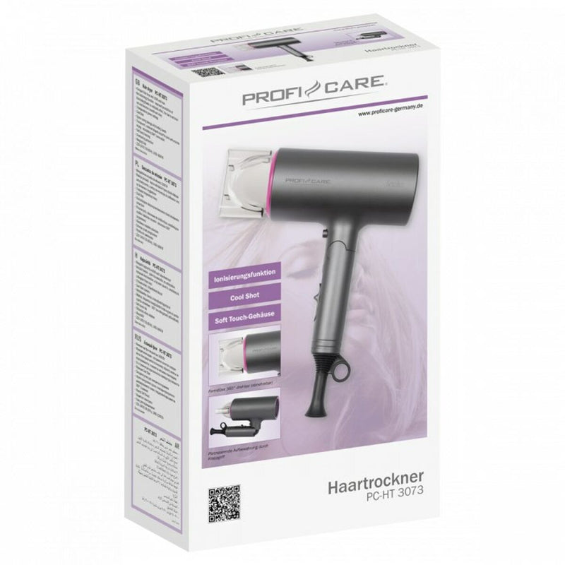 Sèche-cheveux ProfiCare PC-HT 3073 Noir Gris Rose Monochrome 1600 W