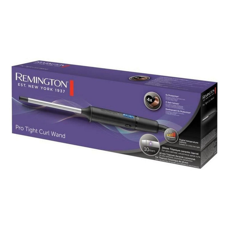 Brosse Remington Pro Tight Curl Wand Noir Noir/Argenté Céramique