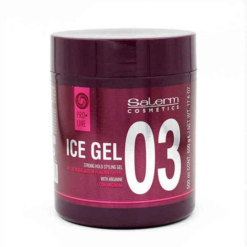 Fixateur fort pour cheveux Salerm Proline 03 Ice Gel Salerm 8420282038898 (200 ml) (200 ml)