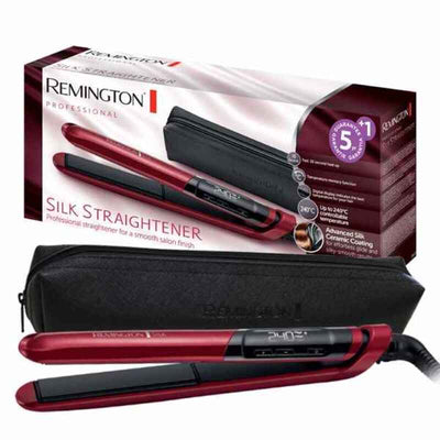 Lisseur à cheveux Remington S9600 Rouge Noir